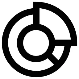 Pie Chart Circle Icon