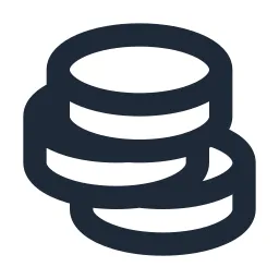 Coins 3 Line Icon