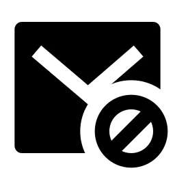 Mail Forbid Fill Icon