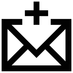 Plus Envelope Icon