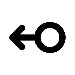 Swipe Left Line Icon