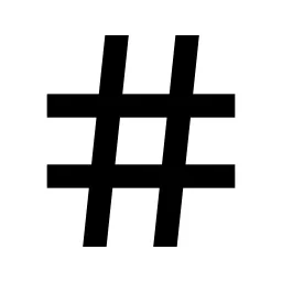 Hashtag Icon
