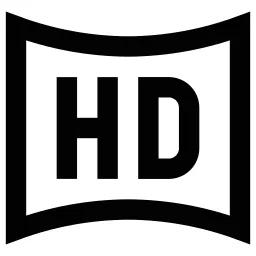 Curved Hd Icon