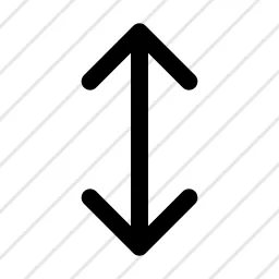 Arrow Expand Ver Icon