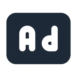 Ad Box Solid Icon