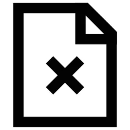 Xmark File Icon