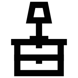 End Table Lamp Icon