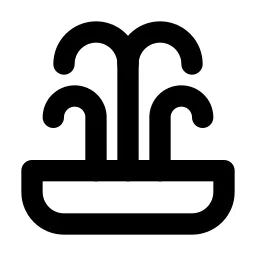 Fountain Line Icon