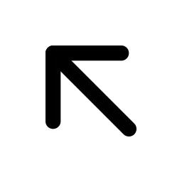 Arrow Up Left Line Icon