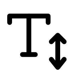 Text Arrows Up Down Icon
