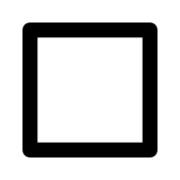 Stop Large Line Icon