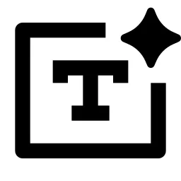 Ai Generate Text Icon