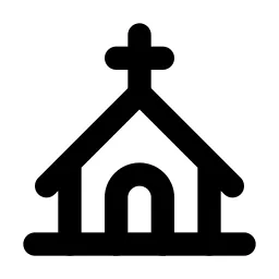 Building Church Line Icon