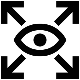 Eye Arrows Icon
