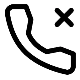Phone Xmark Icon