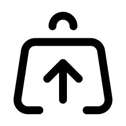 Shopping Bag Arrow Up Icon