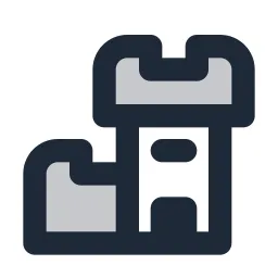 Castle Duotone Icon