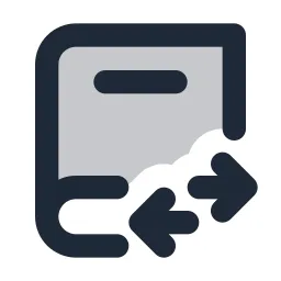 Book Change Duotone Icon