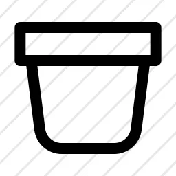 Bucket Trash Can Icon