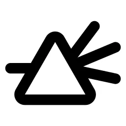 Prism Light Line Icon