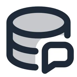 Data Chat Duotone Icon