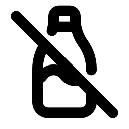 Bottle Off Line Icon