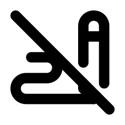 Writing Off Line Icon