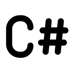 Brand C Sharp Line Icon