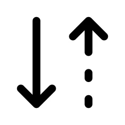Data Transfer Down Icon