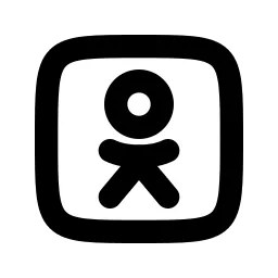 Brand Ok Ru Line Icon