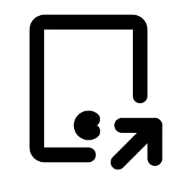 Device Tablet Share Line Icon