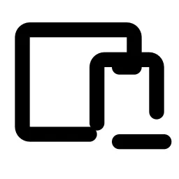Devices Minus Line Icon