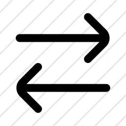 Arrow Right Left Sort Switch Horizontal Icon