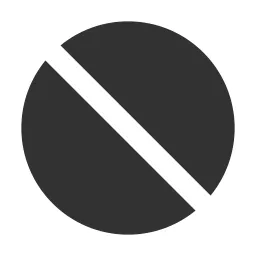 Slash Fill Icon