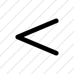 Math Less Than Icon