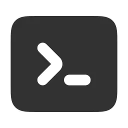 Terminal Fill Icon