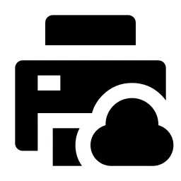 Printer Cloud Fill Icon