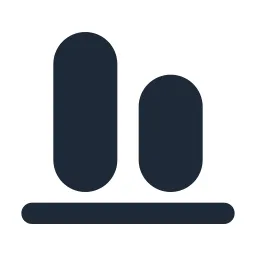 Align Bottom Solid Icon