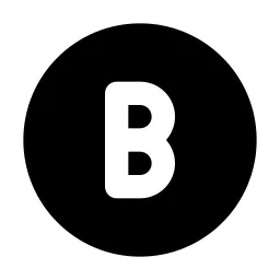 Circle Letter B Icon
