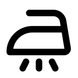 Ironing Steam Line Icon