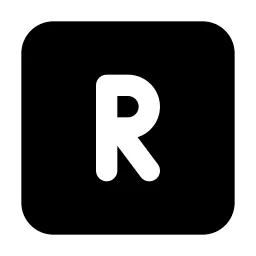 Square Letter R Icon