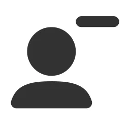 User Minus Fill Icon