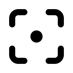 Focus Centered Line Icon