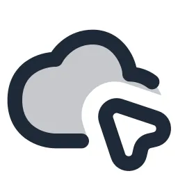 Cloud Cursor 2 Duotone Icon