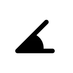 Angle Fill Icon