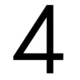 Number 4 Icon