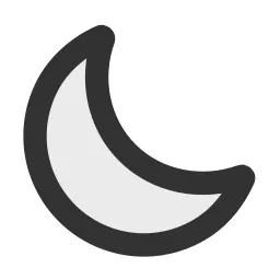 Moon Duotone Icon