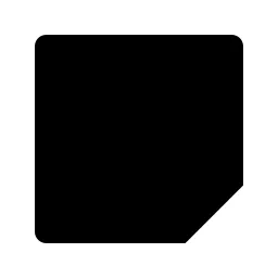 Sticky Note 2 Fill Icon