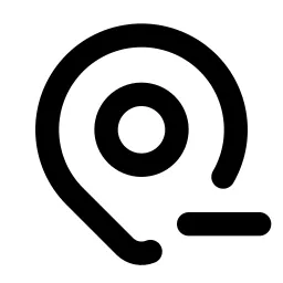 Map Pin Minus Line Icon