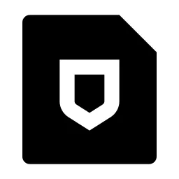 File Shield Fill Icon